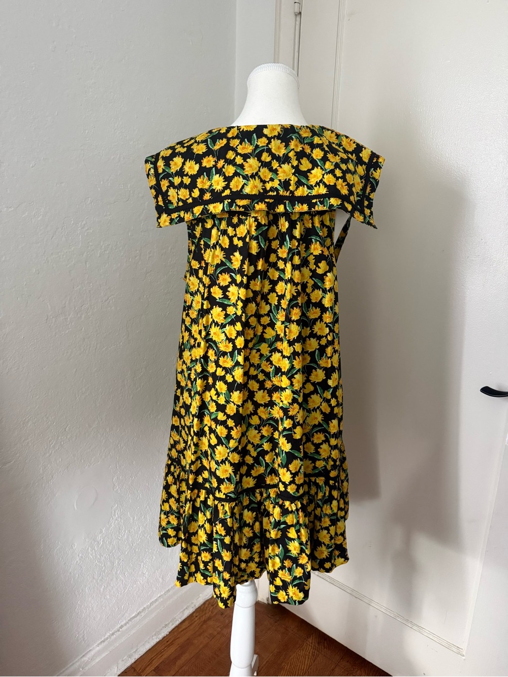 Anthropologie Collared Poplin Swing Mini Dress - Picture 4 of 6